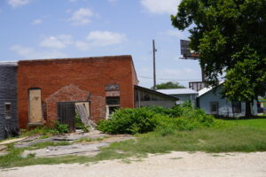 Dilapidated building in Jarrell, Texas