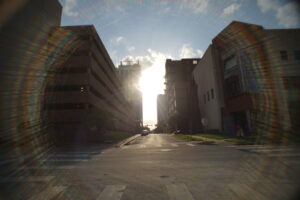 Sun canyon in Downtown Austin, Texas